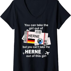 Maglietta Herne Donna Collo a V Ragazza Germania-0