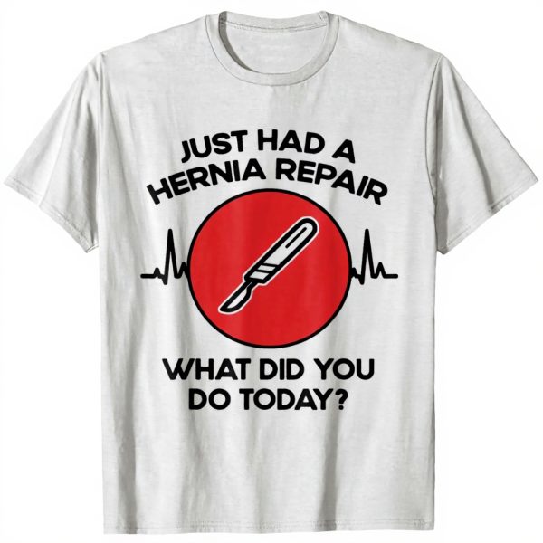 Maglietta Hernia Repair Surgery Survivor Uomo Donna Taglie