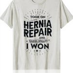 Maglietta Hernia Repair Surgery Uomo Donna Consapevolezza