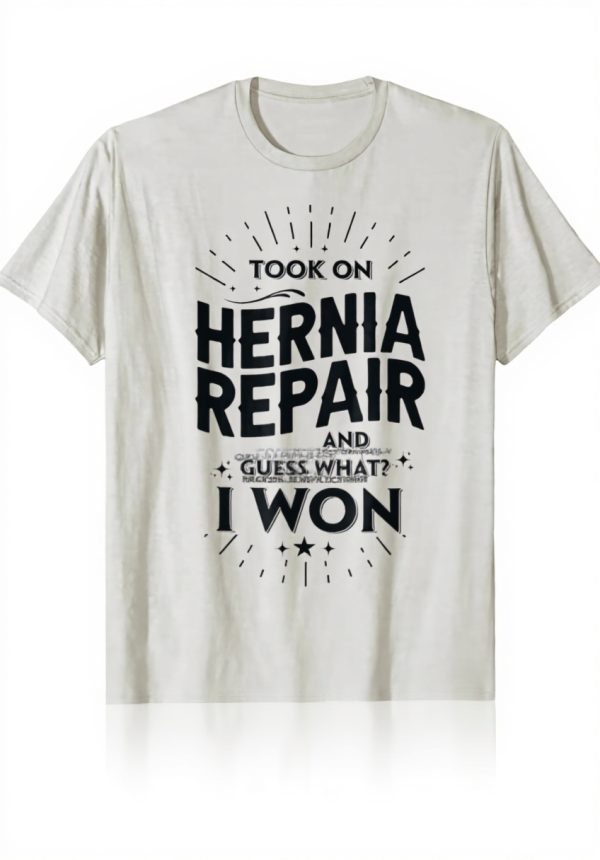 Maglietta Hernia Repair Surgery Uomo Donna Consapevolezza