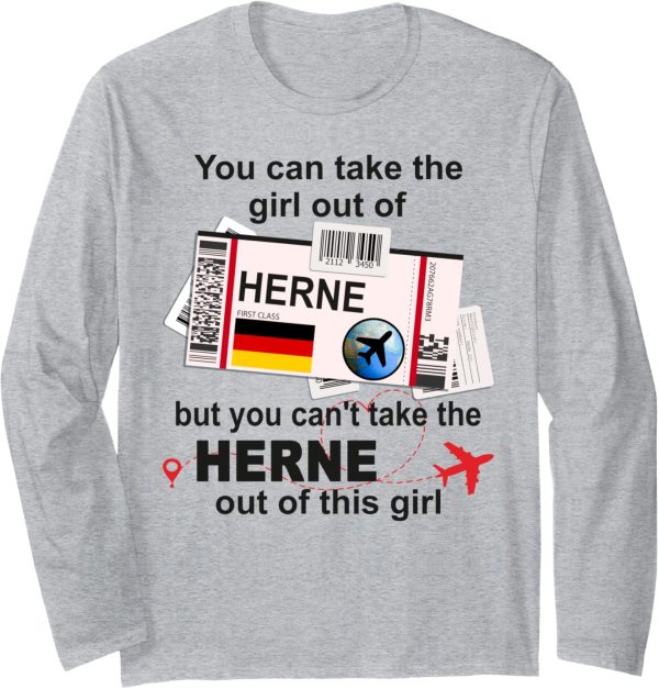 Herne Ragazza Maglia Manica Unisex Adulto Germania-0