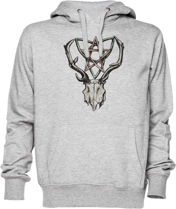 Hernes Apprendista Felpa con Cappuccio Grigio Unisex XS-0