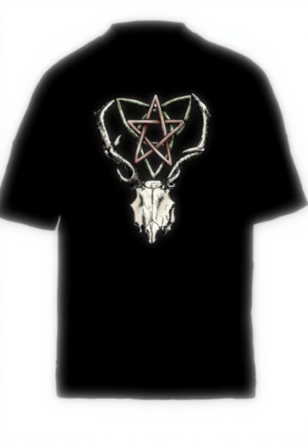 Capzy Hernes T-shirt Nera Unisex Larga Morbida Traspirante