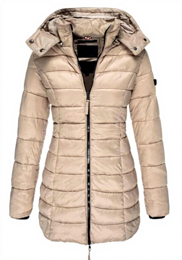 Giacca invernale imbottita donna Earnmore cotone slim media