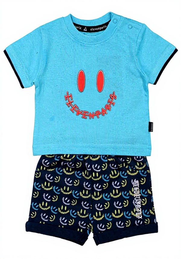 Eleven Paris Baby 2-Piece Set Blue 0-24 Months