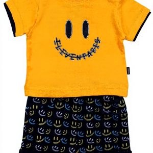 Eleven Paris Baby Set 2-Piece Outfit 0-24 Months Yellow