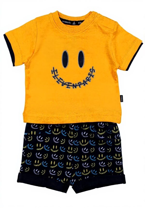 Eleven Paris Baby Set 2-Piece Outfit 0-24 Months Yellow