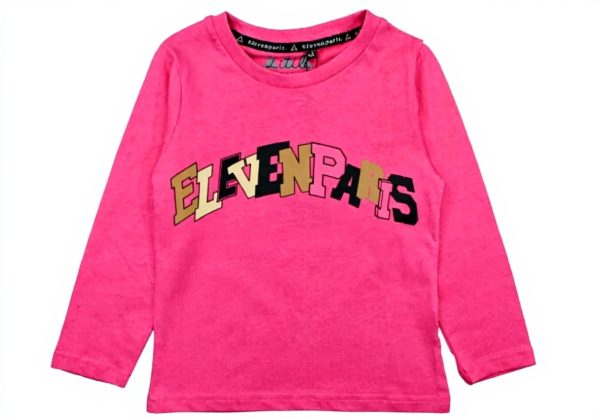 Eleven Paris T-Shirt Kids Pink Short Sleeve Summer