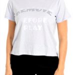 Maglietta donna Eleven Paris ETESSA grigio cotone morbido