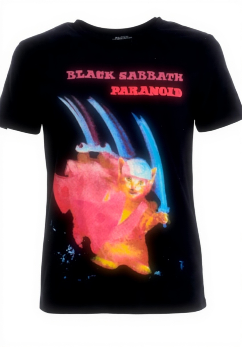 Maglietta Eleven Paris Donna Nero T-shirt Paranoid 17S1TS234