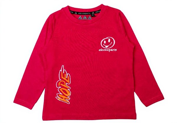 Eleven Paris T-Shirt Kids Short Sleeve Summer Rosa