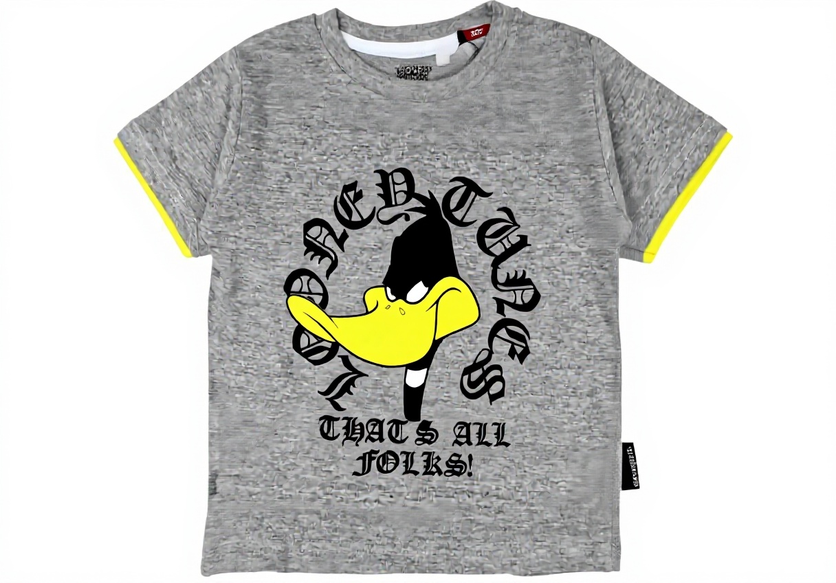 T-shirt Eleven Paris grigia su bambino in movimento