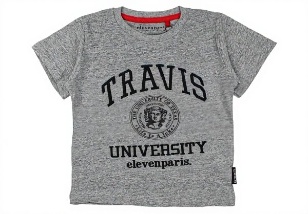 Eleven Paris T-Shirt Kids Gray Cotton Comfort Fit