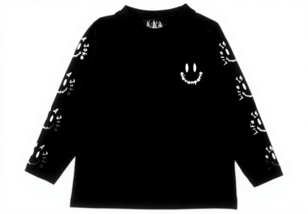 Eleven Paris T-Shirt Kids Boys Girls Short Sleeve Black