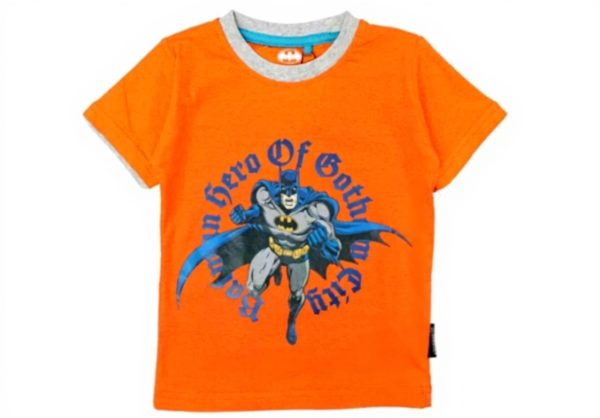 Eleven Paris T-Shirt Kids Orange Short Sleeve Cotton