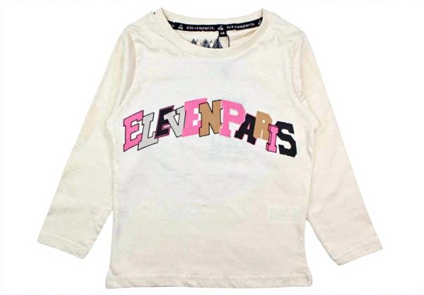 Eleven Paris T-Shirt Kids Short Sleeve Summer Beige