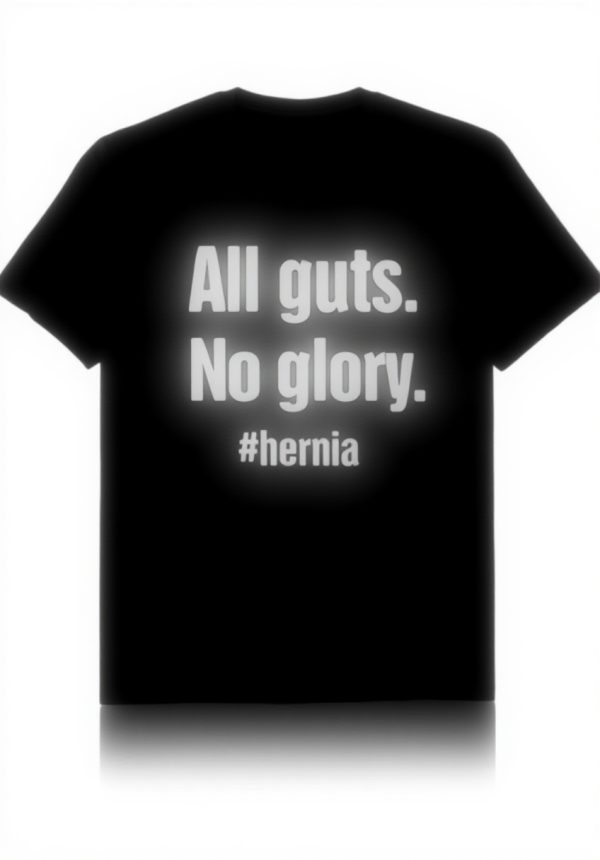 Maglietta ernia Guts regalo chirurgia divertente uomo