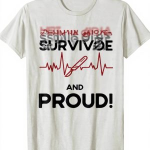 Maglietta Riparazione Ernia Survivor Orgoglioso Uomo Donna