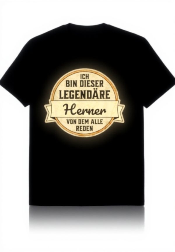 Maglietta Herne Leggendario Abitante Uomo Nero Classica