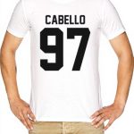 T-Shirt Uomo Vendax Camila Cabello Bianco Stampa EU