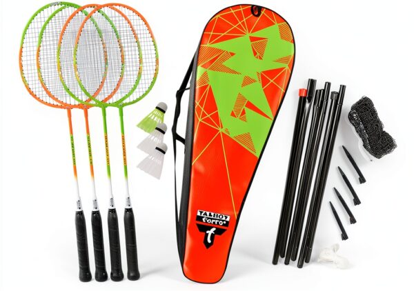 Set Badminton Talbot Torro multicolore acciaio legno adulti-0