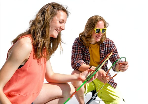 Set Badminton Talbot Torro multicolore acciaio legno adulti-2