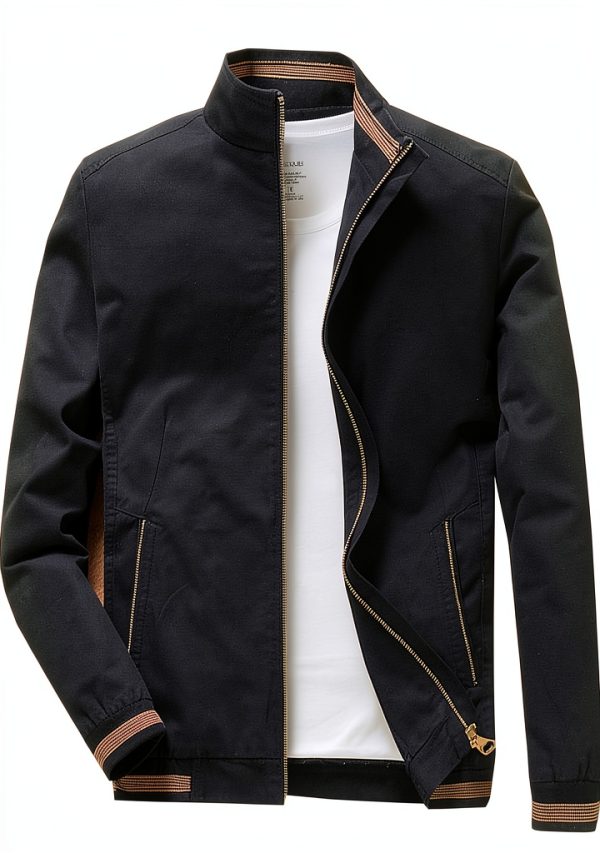 Giacca Uomo Autunno Inverno Slim Fit Cotone Casual Colori