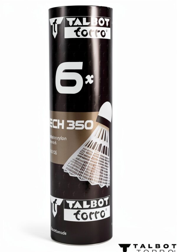 Volano Badminton Talbot-Torro nylon sughero velocità media-3