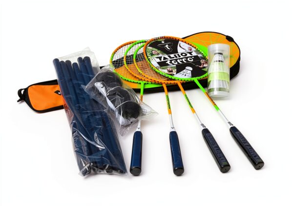 Set Badminton Talbot Torro multicolore acciaio legno adulti-1