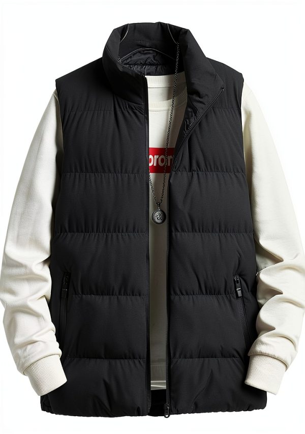 Gilet Uomo Autunno Inverno Casual Grandi Dimensioni Trend