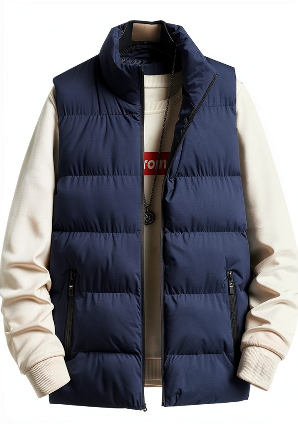 Gilet Uomo Autunno Inverno Casual Giacca Trend Grandi