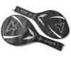 Borsa badminton nero imbottita poliestere logo sport tempo-2