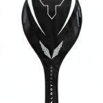 Borsa badminton nero imbottita poliestere logo sport tempo-0