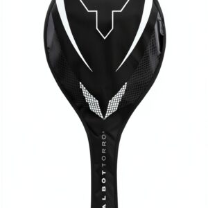 Borsa badminton nero imbottita poliestere logo sport tempo-0