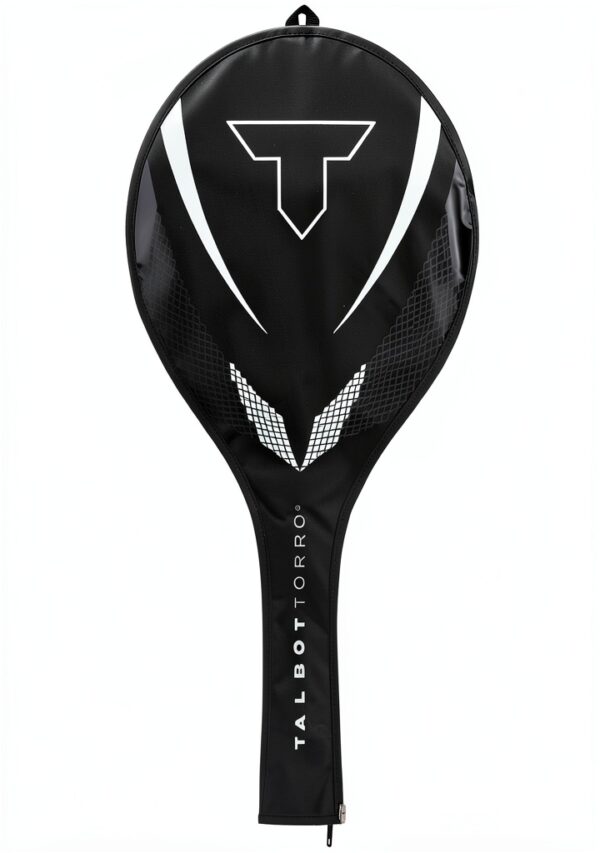 Borsa badminton nero imbottita poliestere logo sport tempo-0